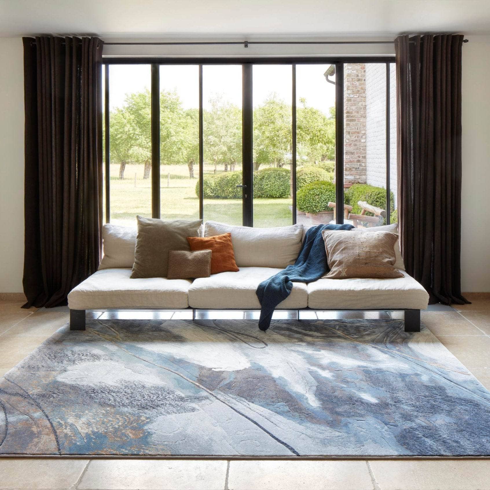 Rugs  -  Galleria 063-0529/7270 Brown Abstract Rug - Multiple Sizes  - 