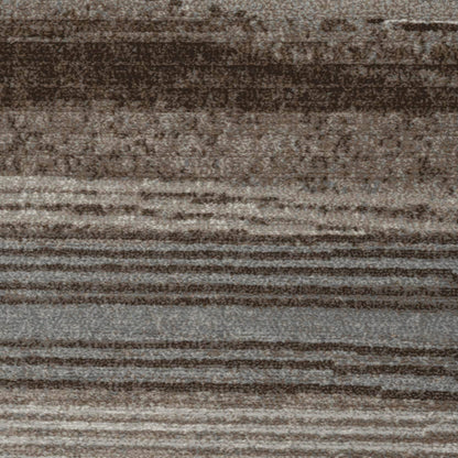 Rugs  -  Galleria 063-0351/9243 Brown Stripe Rug - Various Sizes  - 