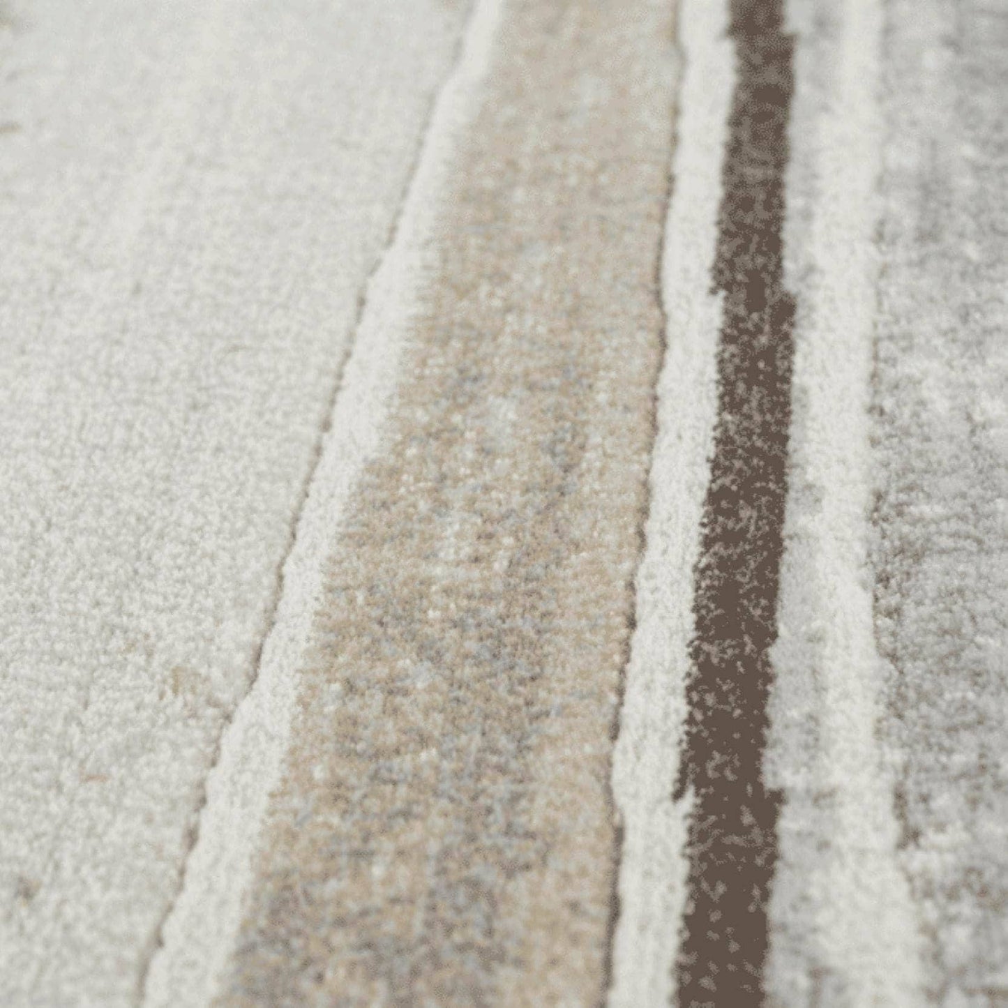 Rugs  -  Galleria 063-0351/9243 Brown Stripe Rug - Various Sizes  - 