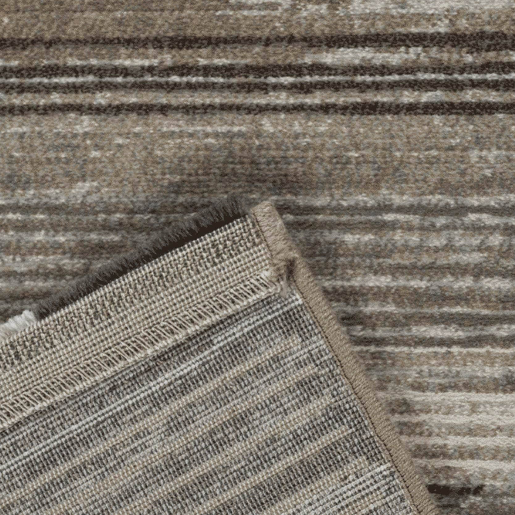 Rugs  -  Galleria 063-0351/9243 Brown Stripe Rug - Various Sizes  - 