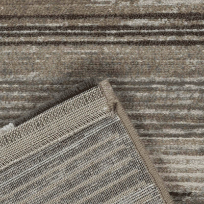 Rugs  -  Galleria 063-0351/9243 Brown Stripe Rug - Various Sizes  - 