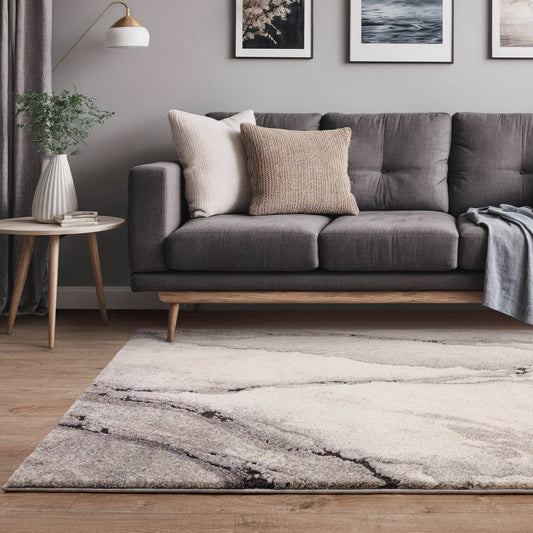 Rugs  -  Mirage Oasis Grey Rug - Various Sizes  - 