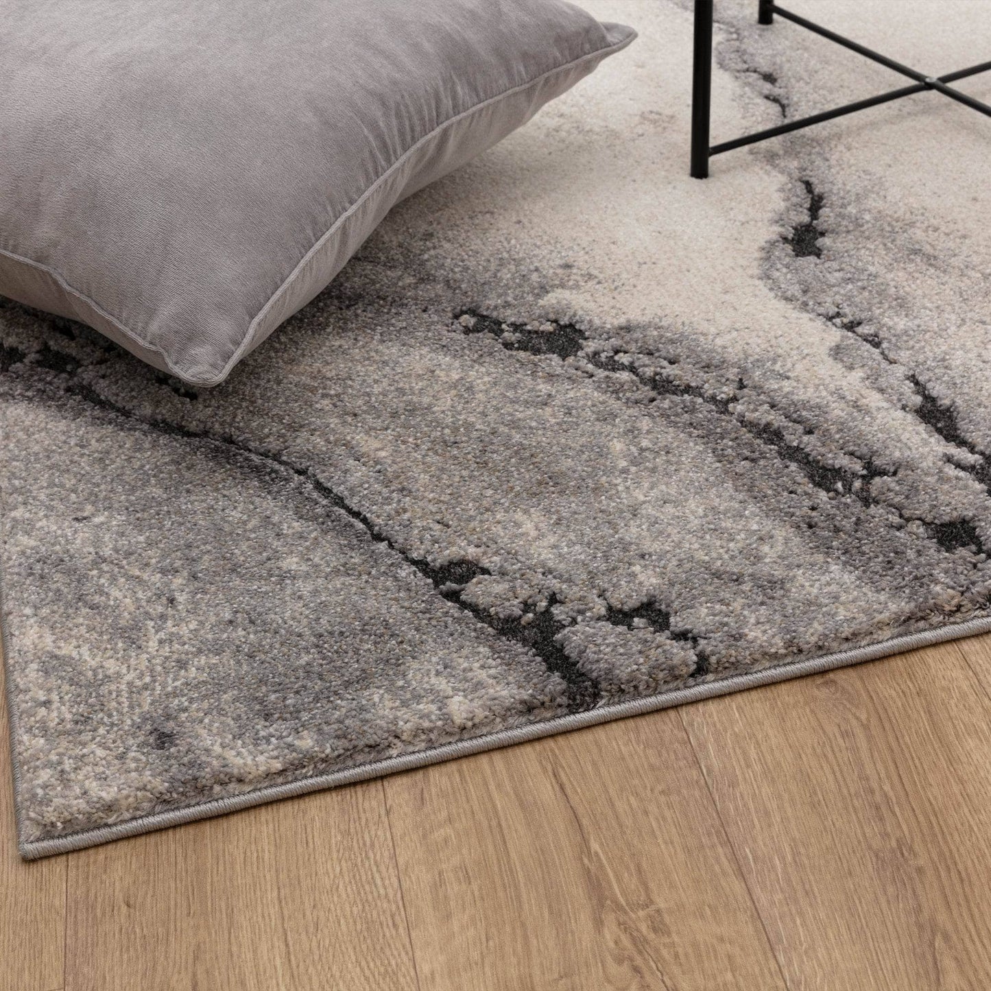 Rugs  -  Mirage Oasis Grey Rug - Various Sizes  - 