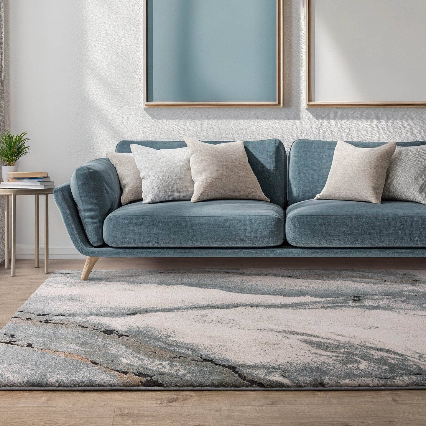 Rugs  -  Mirage Oasis Blue Rug - Various Sizes  - 