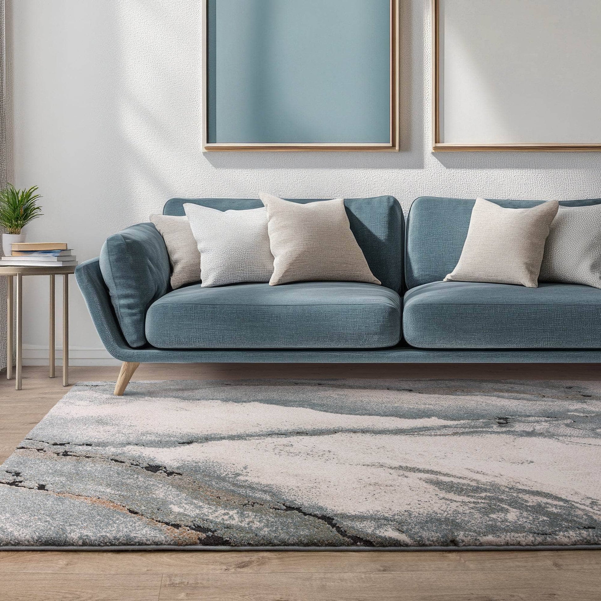 Rugs  -  Mirage Oasis Blue Rug - Various Sizes  - 