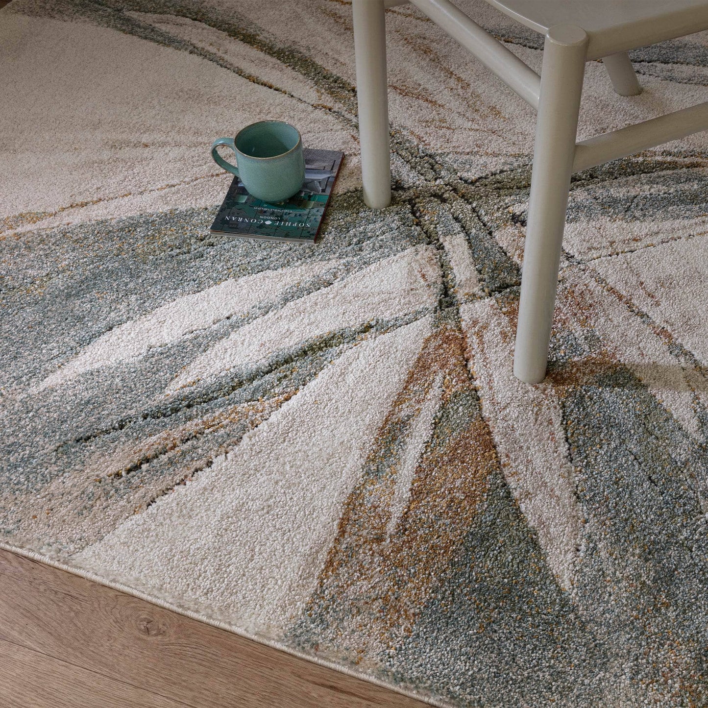 Rugs  -  Mirage 80cm x 150cm Illusion Blue Rug  -  60484346