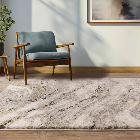 Rugs  -  Mirage 80cm x 150cm Wave Blue Rug  -  60484347