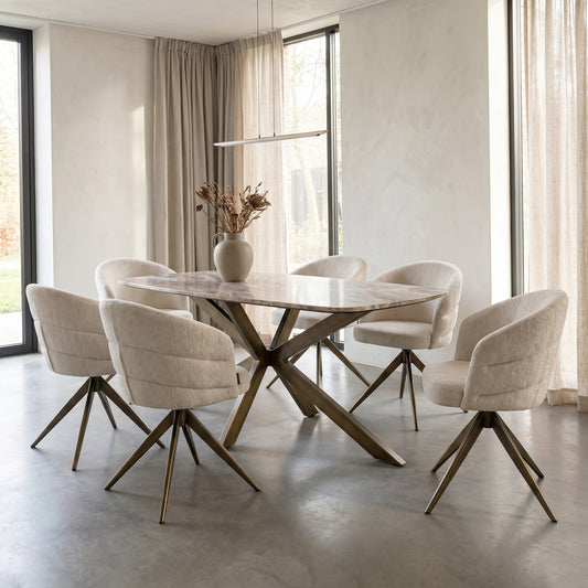 Richmond Bottega & 6 Zendaya Chairs