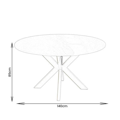 Furniture  -  Aurelia Round Table & 4 Maisey Chairs  -  60484359