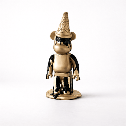 Homeware  -  Mickey Bear With Ice Cream Cone - Gold  -  60484410
