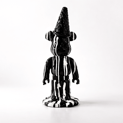 Homeware  -  Mickey Bear With Ice Cream Cone - Black  -  60484413
