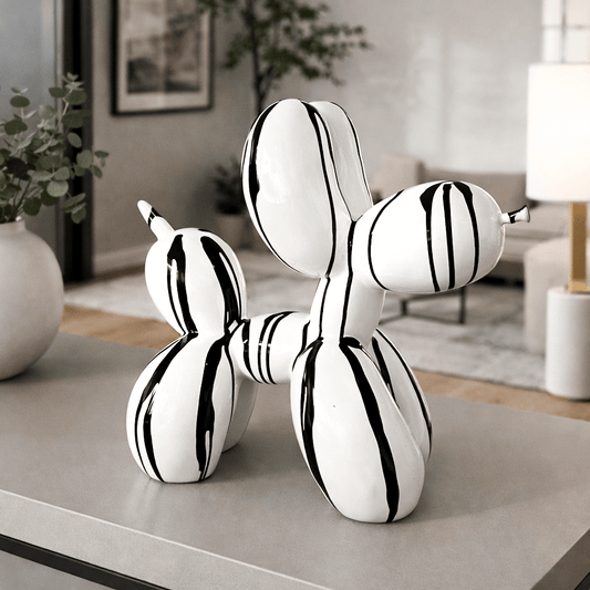 Homeware  -  Dripping Paint White Balloon Dog - 16 Inch  -  60484416