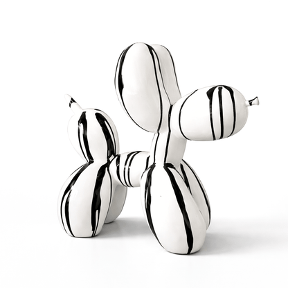 Homeware  -  Dripping Paint White Balloon Dog - 16 Inch  -  60484416