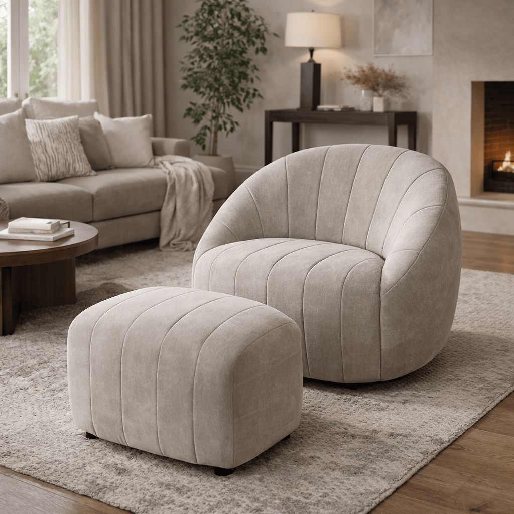 Furniture  -  Aviator Chair & Stool - Sand  -  60484419