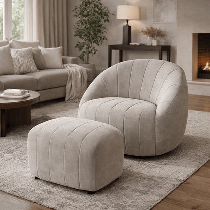 Furniture  -  Aviator Chair & Stool - Sand  -  60484419