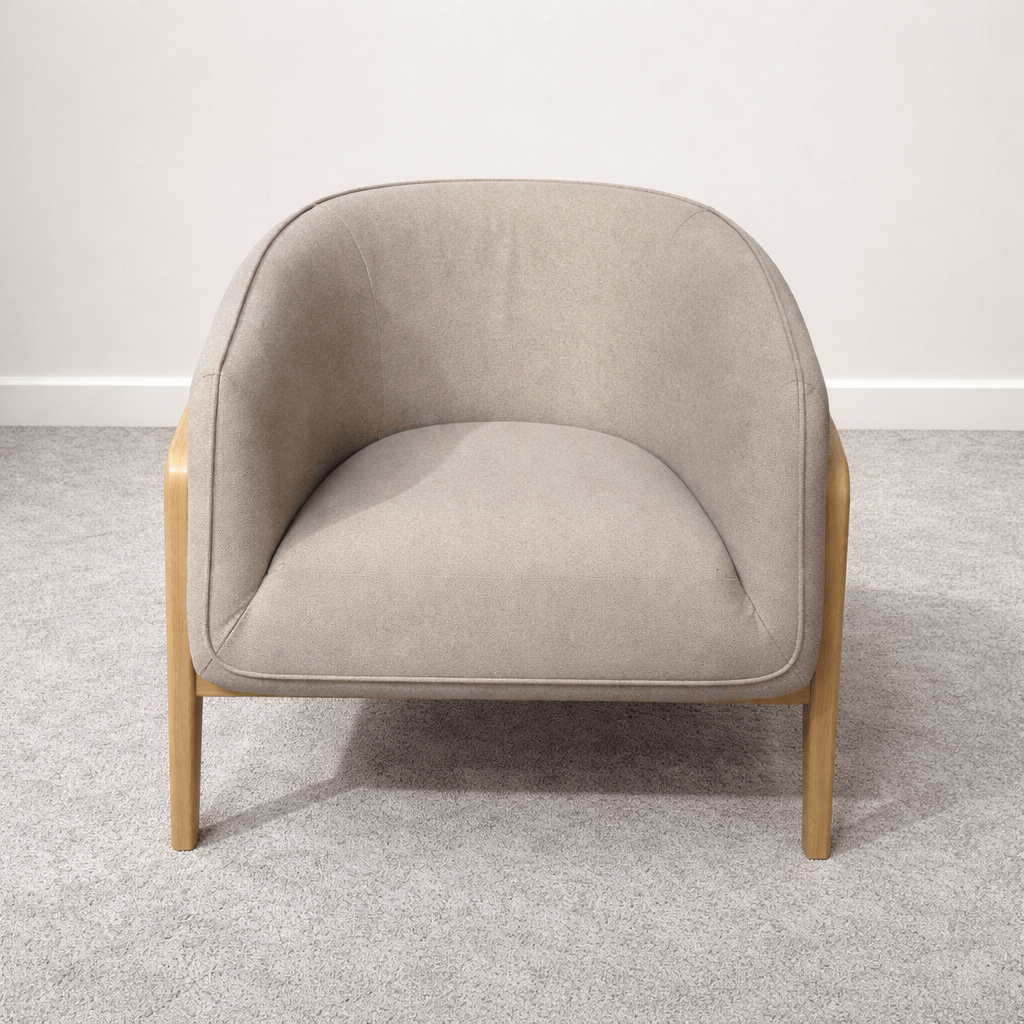 Furniture  -  Zeus Accent Chair - Linen  -  60484421