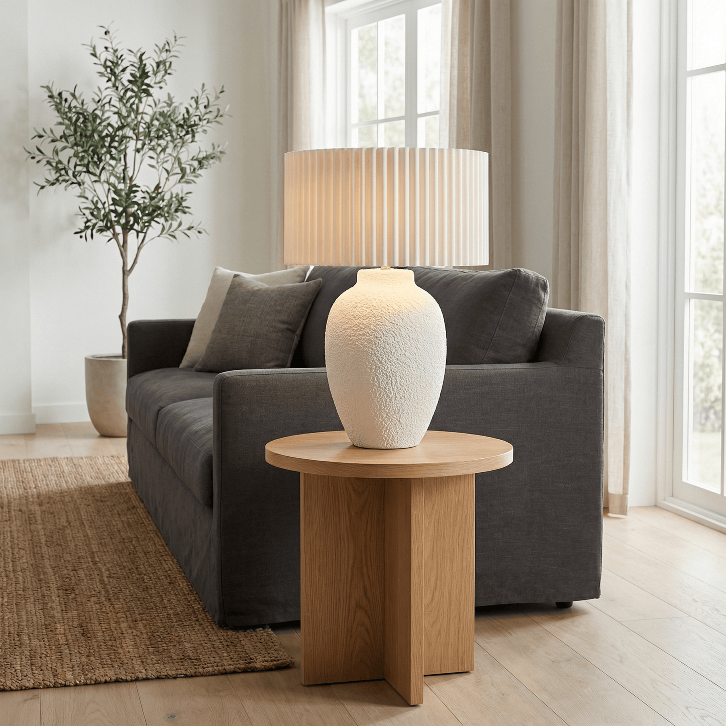 Lights  -  DS Cement Table Lamp Large  -  60484429