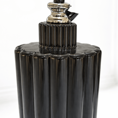 Lights  -  Black Glass Table Lamp  -  60484435