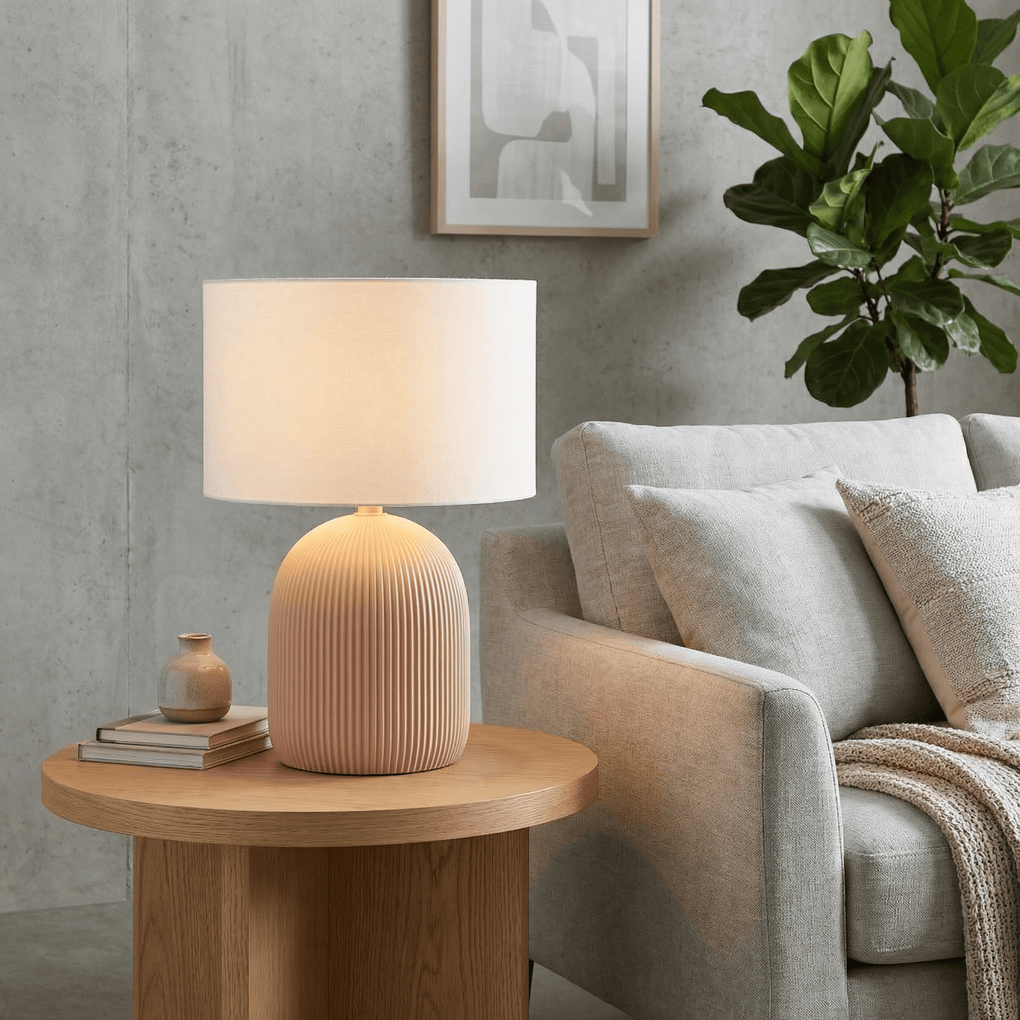 Lights  -  DS Table Lamp Cement Medium  -  60484437