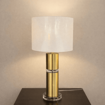 Lights  -  Gold & Crystal Table Lamp 68cm  -  60484447