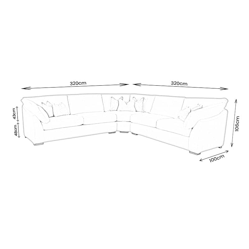 Furniture  -  Verona Corner Sofa  -  60484478