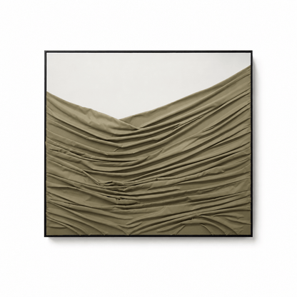 Pictures  -  Green Textured Painting on Canvas - 143 x 183cm  -  60484485