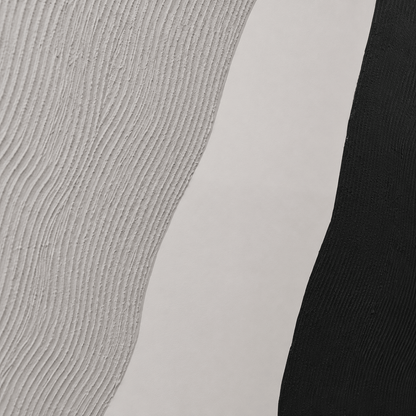 Pictures  -  Grey & Black Textured Painting on Canvas - 153 x 83cm  -  60484488
