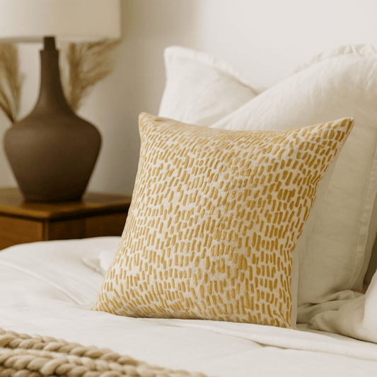 Homeware  -  Cut Velvet Dash Whisky Cushion 56cm x 56cm  -  60484522