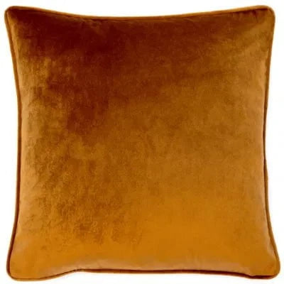 Homeware  -  Velvet Piped Tan Cushion - 50cm x 50cm  -  60484526