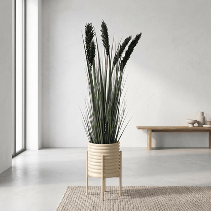 Homeware  -  Black Artificial Grass - 122cm  -  60484546