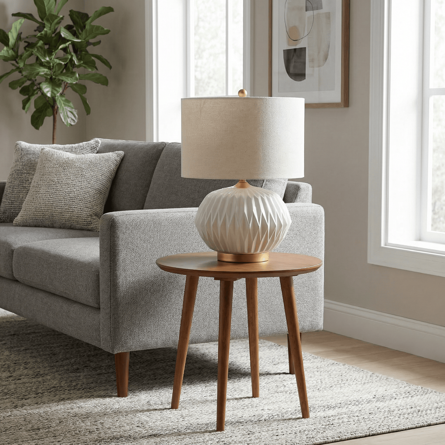 Lights  -  CL Table Lamp White  -  60484574