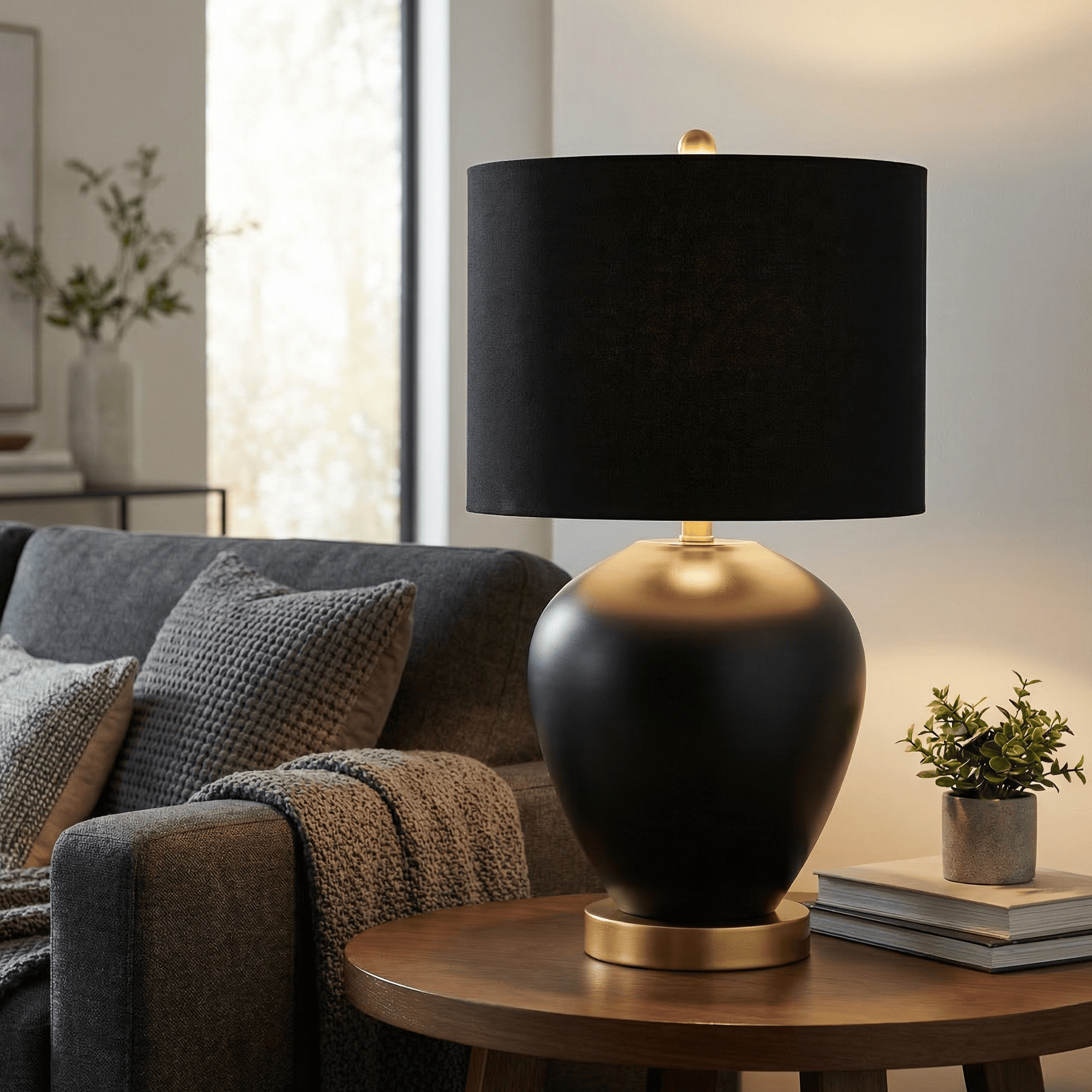 Lights  -  CL Table Lamp Black  -  60484575