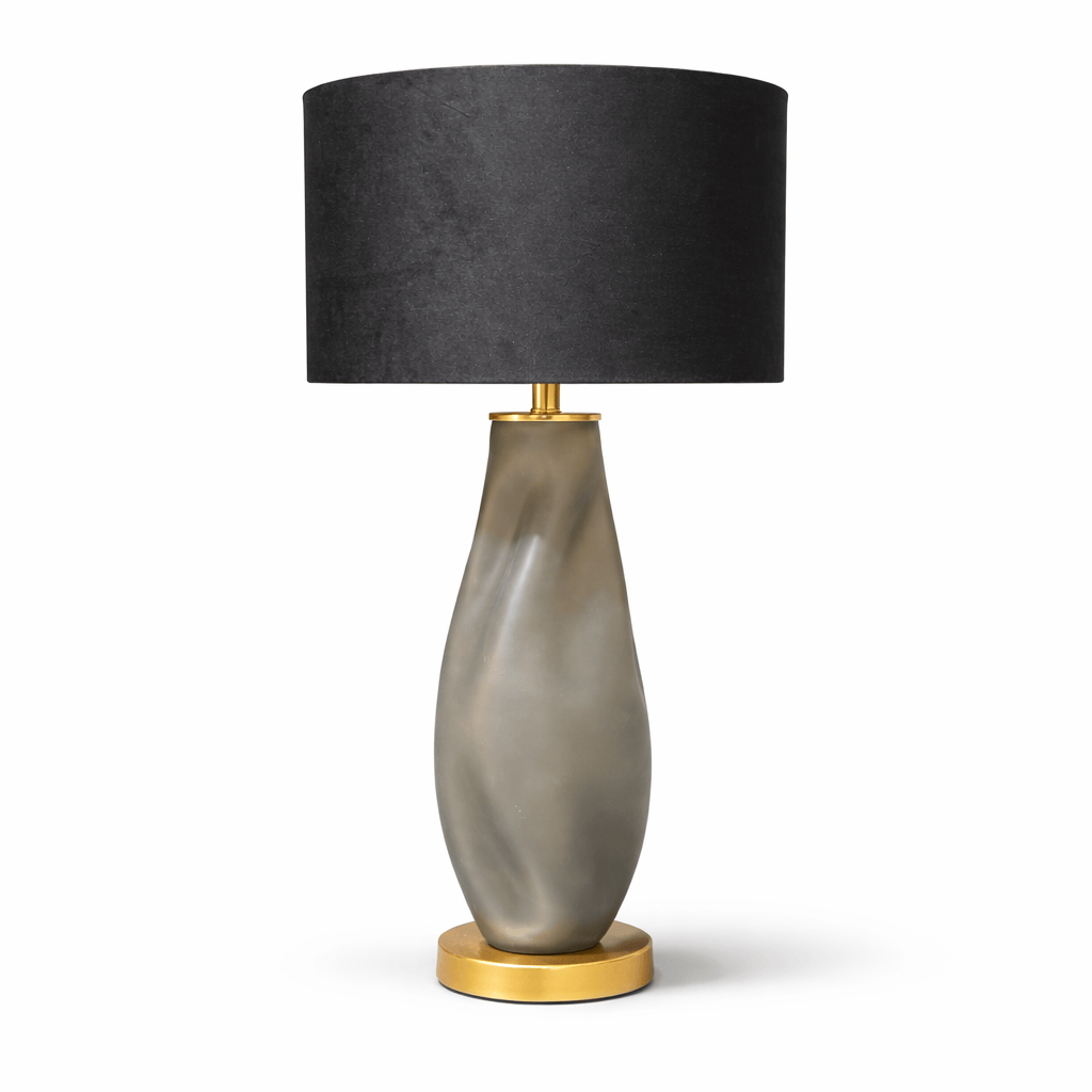 Lights  -  Gold Glass Table Lamp  -  60484577