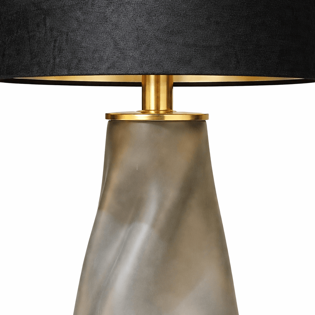 Lights  -  Gold Glass Table Lamp  -  60484577