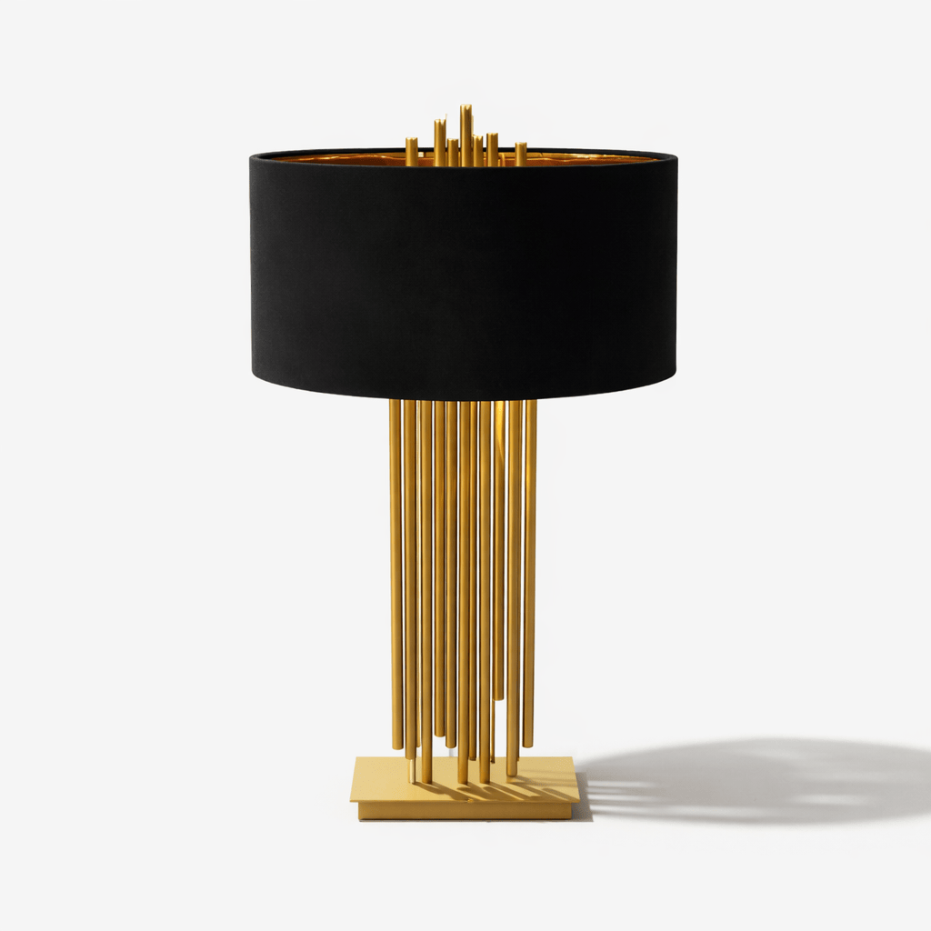 Lights  -  Metal Table Lamp - Gold  -  60484578