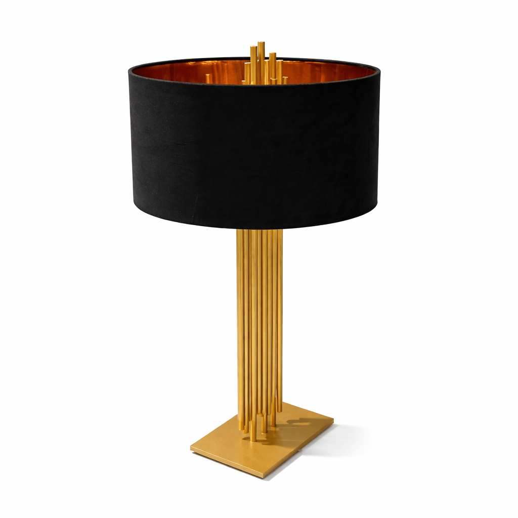 Lights  -  Metal Table Lamp - Gold  -  60484578