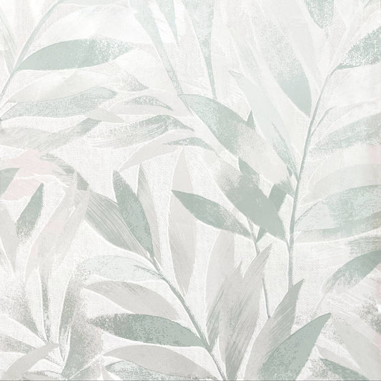 Samples  -  Rasch Fiji Sage Leaf Wallpaper Sample 311631  -  60484671
