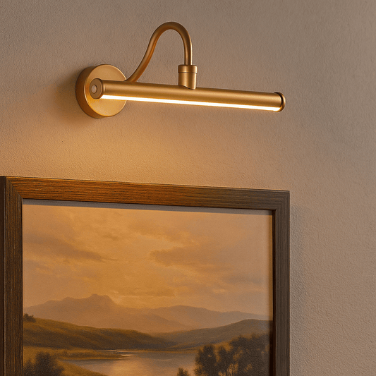 Lights  -  Vigo Rechargeable Picture Light - Gold Metal 23340GO  -  60484684