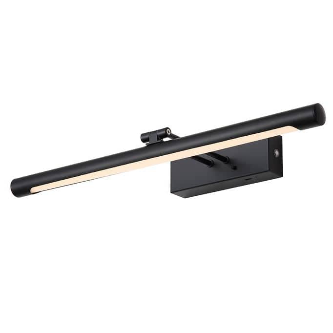 Lights  -  Holton Rechargeable Wall Lamp - Matt Black 96500-45BK  -  60484685