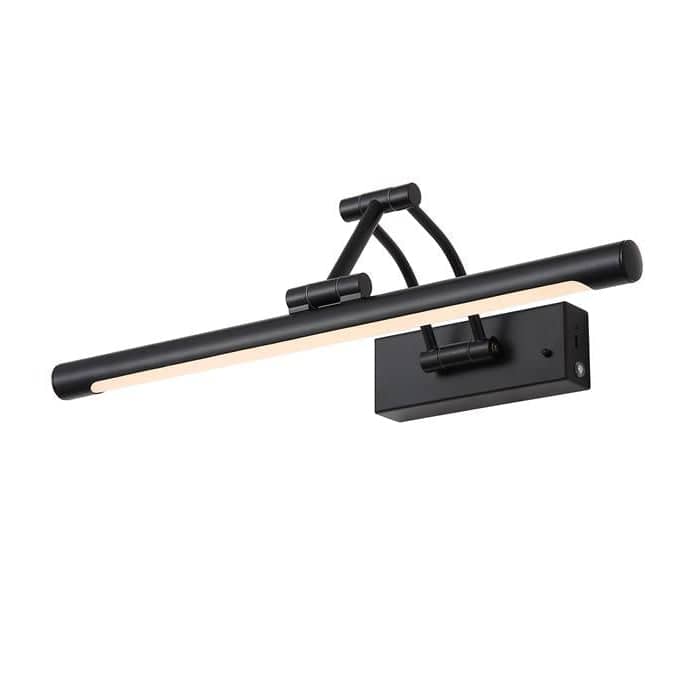 Lights  -  Herron Rechargeable Wall Lamp - Matt Black 96510-45BK  -  60484686