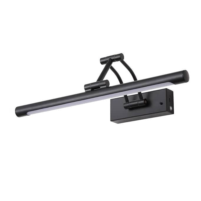 Lights  -  Herron Rechargeable Wall Lamp - Matt Black 96510-45BK  -  60484686