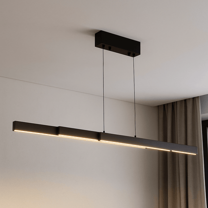 Lights  -  Linear LED Pendant Light - Black 88520BK  -  60484687