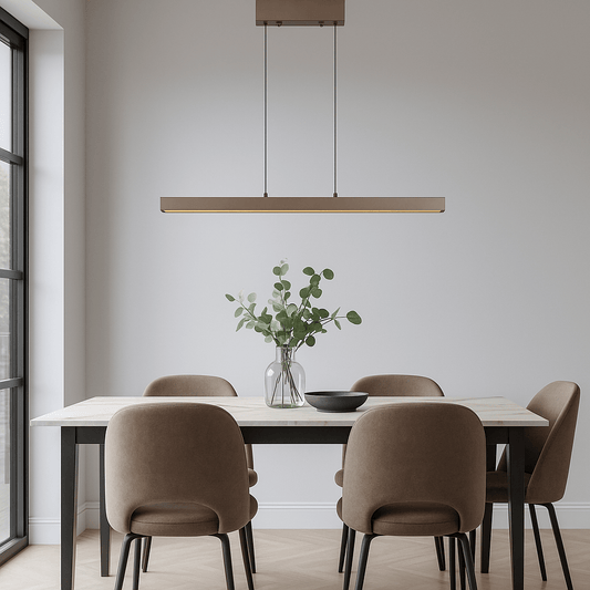 Lights  -  Linear LED Pendant Light - Latte 88520LT  -  60484688