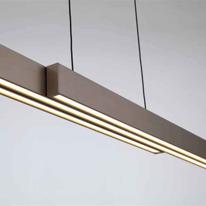 Lights  -  Linear LED Pendant Light - Latte 88520LT  -  60484688