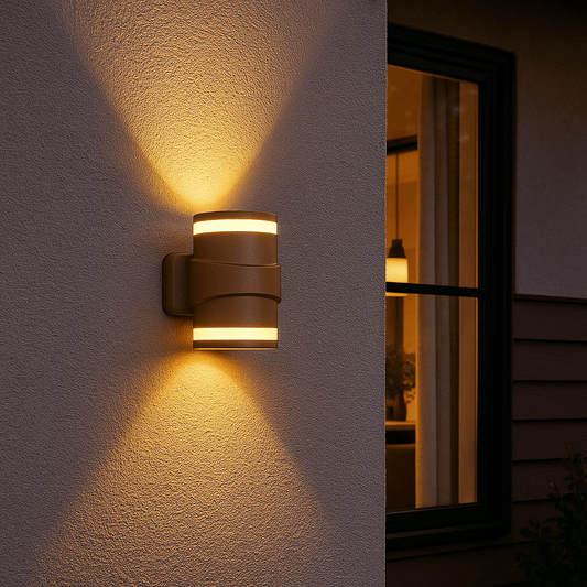 Lights  -  Grip Outdoor Wall Light - Gold  -  60484689