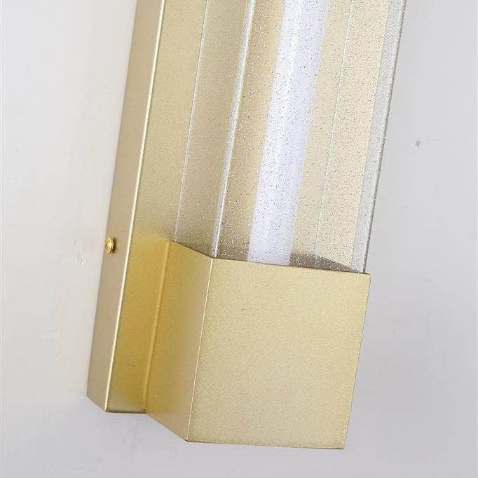 Lights  -  Sacramento LED Wall Light Stainless Steel Painted Gold  -  60484691