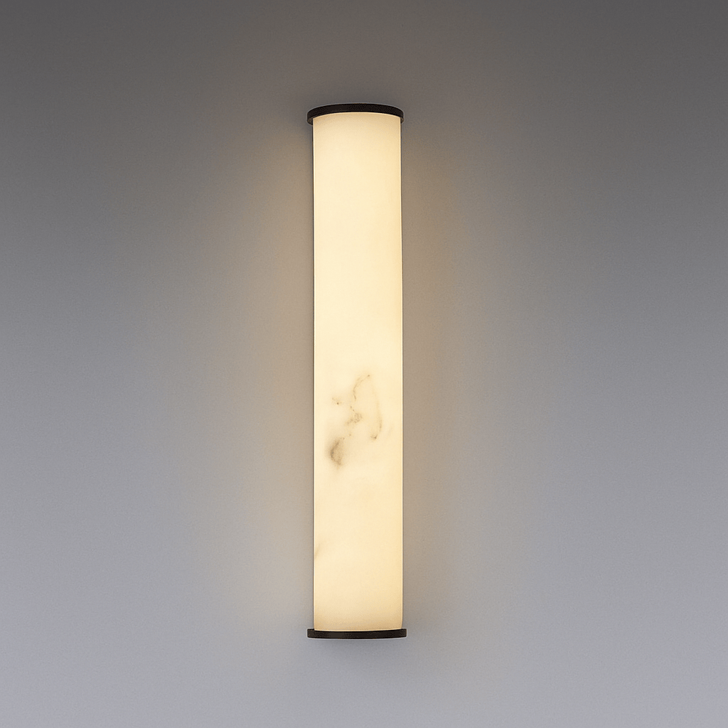 Lights  -  Ada LED Wall Light Black Metal & Marble Resin  -  60484700