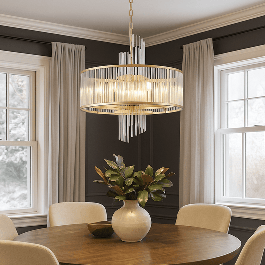 Lights  -  Lara 6 Light Gold Pendant Ceiling Light  -  60484706