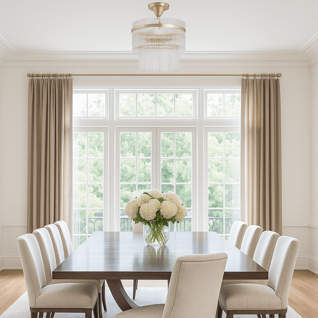 Lights  -  Lara 3 Light Semi Flush Gold Light  -  60484708