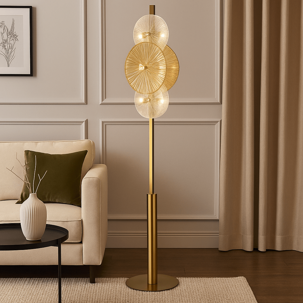 Lights  -  Wagon Wheel 6 Light Floor Lamp  -  60484713